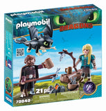 Playmobil Hiccup and Astrid Playset 70040 