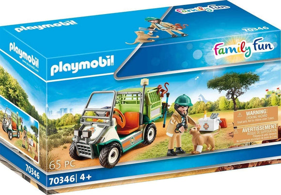 Playmobil Zoo Vet with Medical Cart - 70346_1