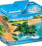 Playmobil Alligator with Babies - 70358_1