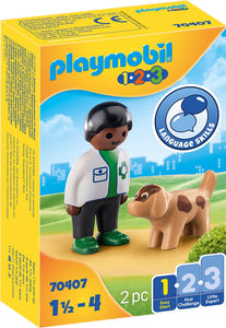 Playmobil Vet with Dog - 70407_1