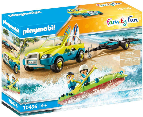Playmobil Beach Car with Canoe - 70436_1