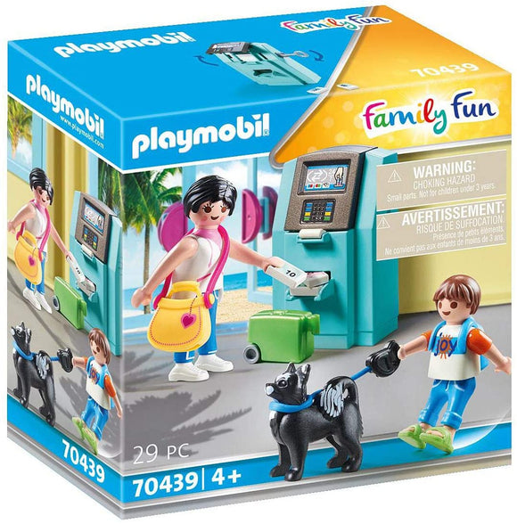 Playmobil Tourists with ATM - 70439_1