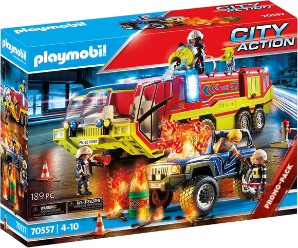 Playmobil Fire Engine with Truck - 70557_1