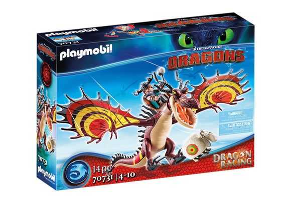 Playmobil Dragon Racing: Snotlout and Hookfang  - 70731_1