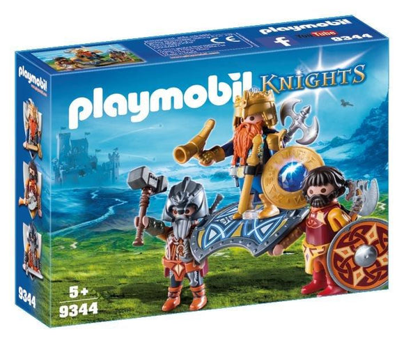 Playmobil Dwarf King with Guards 9344 