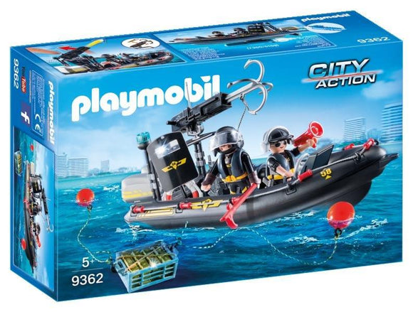 Playmobil Tactical Unit Boat 9362 
