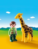 Playmobil Zookeeper with Giraffe 9380 