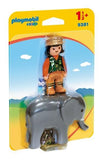 Playmobil Zookeeper with Elephant 9381 