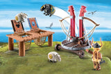 Playmobil Gobber the Belch with Sheep Sling 9461 