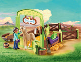 Playmobil Pru & Chica Linda with Horse Stall 9479 