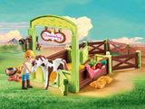 Playmobil Abigail & Boomerang with Horse Stall 9480 