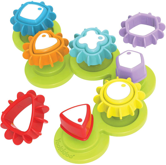 Yookidoo Baby Toy - Shape & Spin Gear Sorter