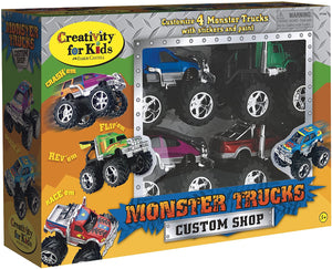 Creativity For Kids - Monster Trucks Custom Shop Craft Kit