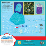 Creativity For Kids - Beaded Snowflake Ornaments    Craft Kit