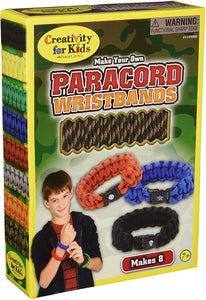 Creativity For Kids - Make Your Own Paracord Wristbands Craft Kit