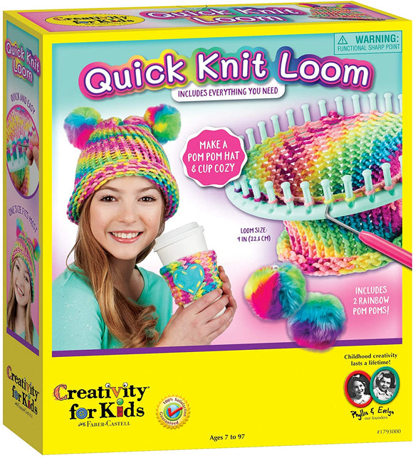 Creativity For Kids - Quick Knit Loom Craft Kit