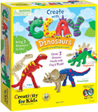 Creativity For Kids - Create with Clay Dinosaurs Craft Kit