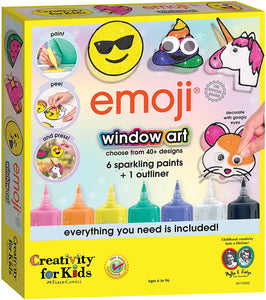 Creativity For Kids - Emoji window art Craft Kit