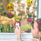 Creativity For Kids - Emoji window art Craft Kit