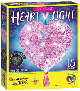 Creativity For Kids - String Art Heart Light Craft Kit