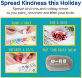 Creativity For Kids - Holiday Hide and Seek Rock Painting Kit   Craft Kit