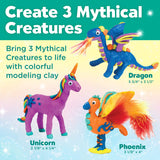 Creativity For Kids - Create with Clay Mythical Creatures Craft Kit
