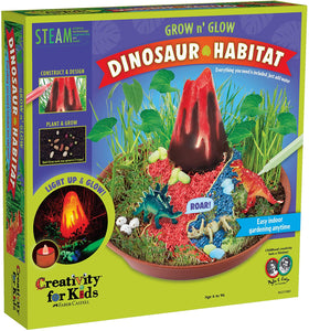 Creativity For Kids - Grow & Glow Dinosaur Habitat Craft Kit