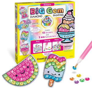 Creativity For Kids - Big Gem Diamond Painting Sweets Craft Kit