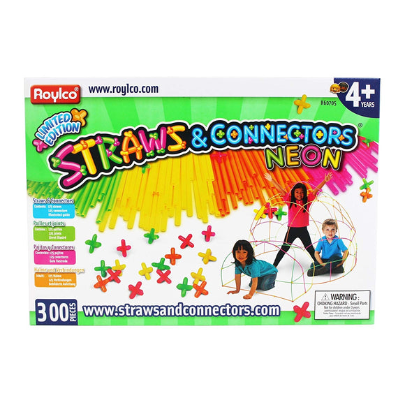 Straws & Connectors Neon 300 pcs